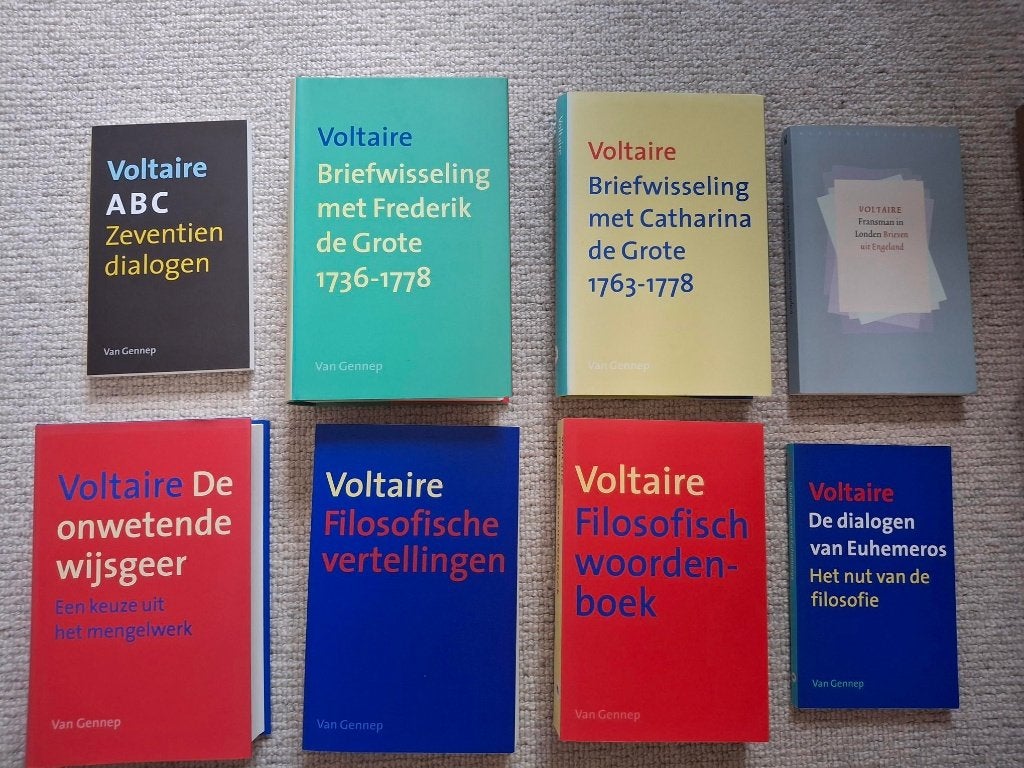 Voltaire, acht titels, Verzenden, Zo goed als nieuw