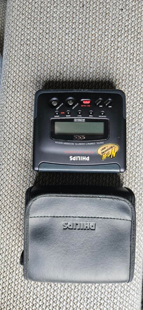Philips DCC170 met lader, batterij defect, Audio, Tv en Foto, Ophalen of Verzenden, Overige typen