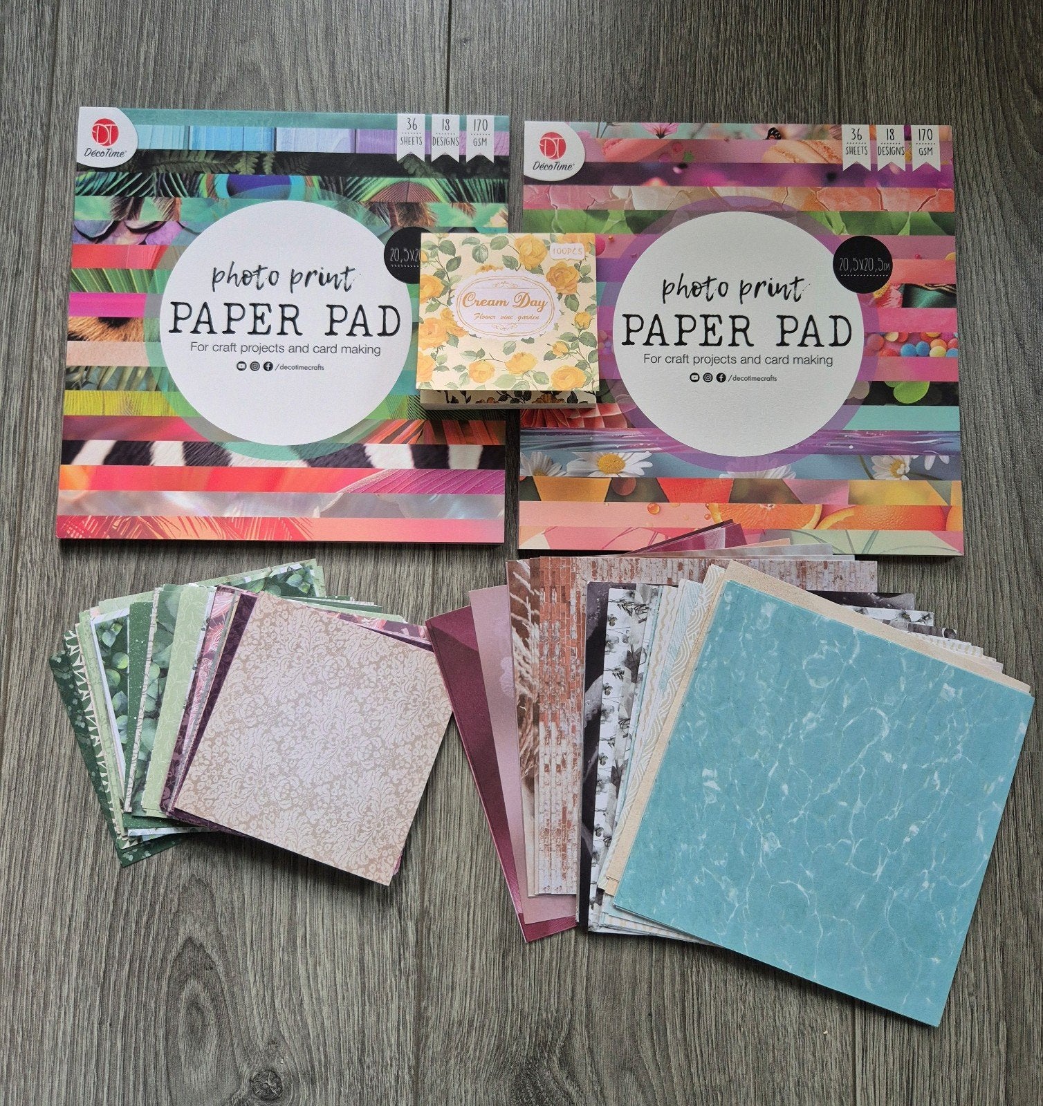 Grote partij scrapbookpapier, diverse formaten en designs, Ophalen, Papier of Karton