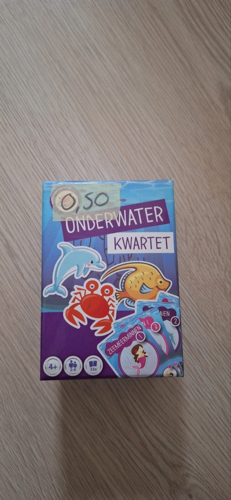 Onderwater Kwartet Kaartspel, Ophalen of Verzenden, Zo goed als nieuw, Jumbo