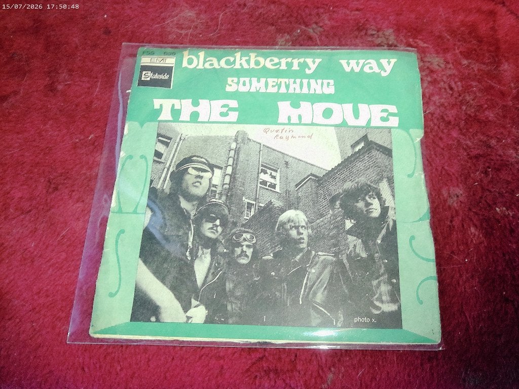 The Move - Blackberry Way / Something, Cd's en Dvd's, Vinyl Singles, Gebruikt, Fotohoes, 7 inch, Ophalen of Verzenden