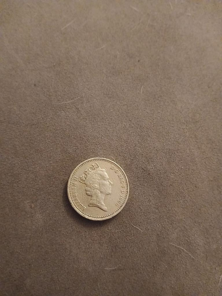Zeldzame Zilveren One Pound Munt 1996, Ophalen of Verzenden, Overige landen, Losse munt, Zilver