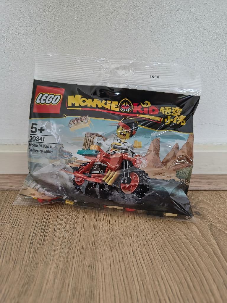 NIEUW: LEGO 30341 Monkie Kid’s bezorgfiets Polybag, Nieuw, Ophalen of Verzenden, Compleet, Lego