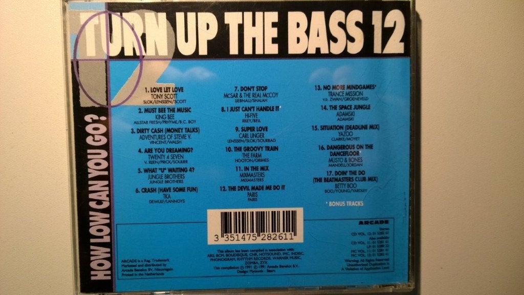Turn Up The Bass Volume 12, Cd's en Dvd's, Ophalen of Verzenden, Zo goed als nieuw, Dance en House, Album