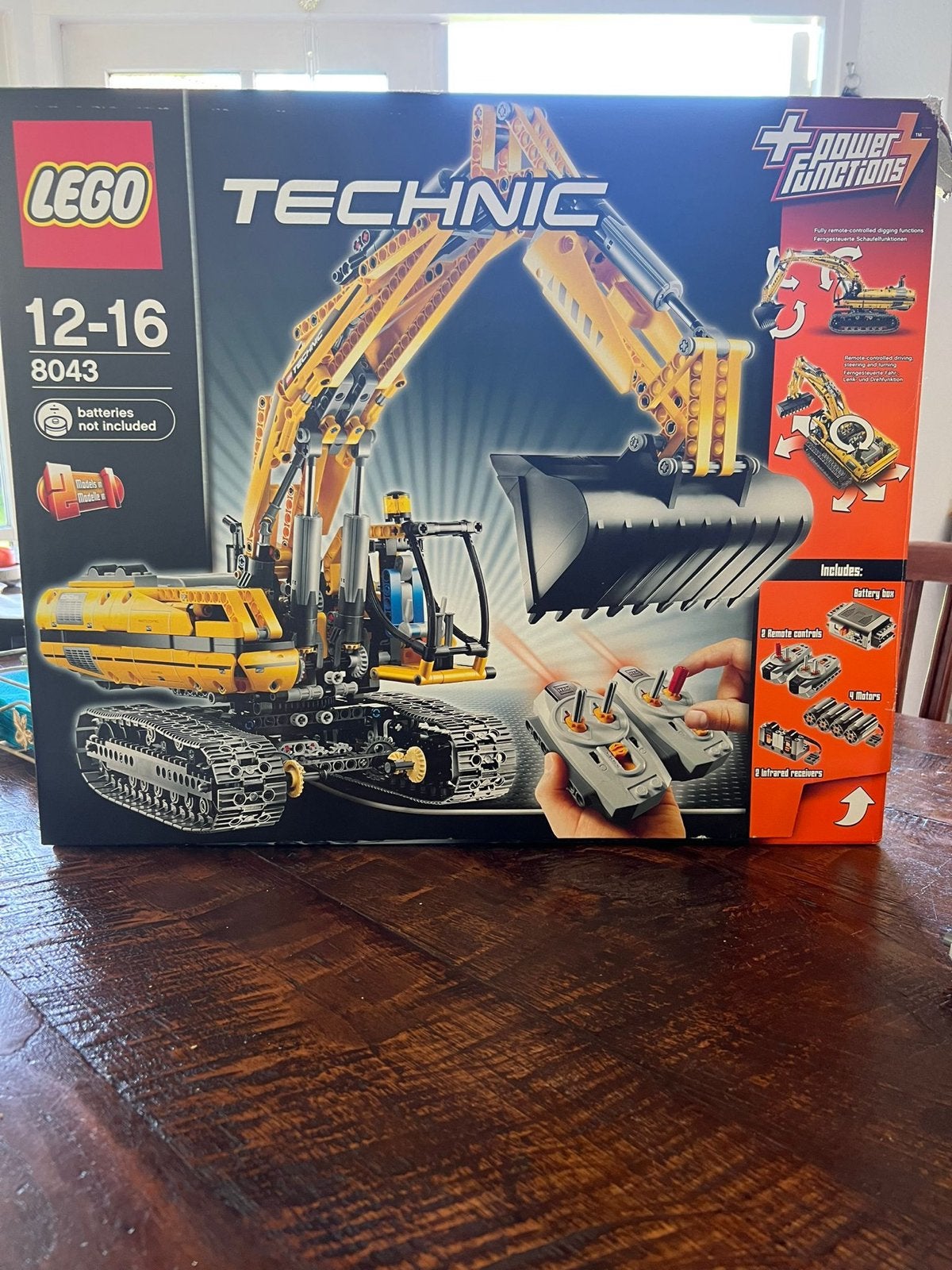 LEGO Technic 8043 Gemotoriseerde Graafmachine Afstandsbed., Ophalen, Gebruikt