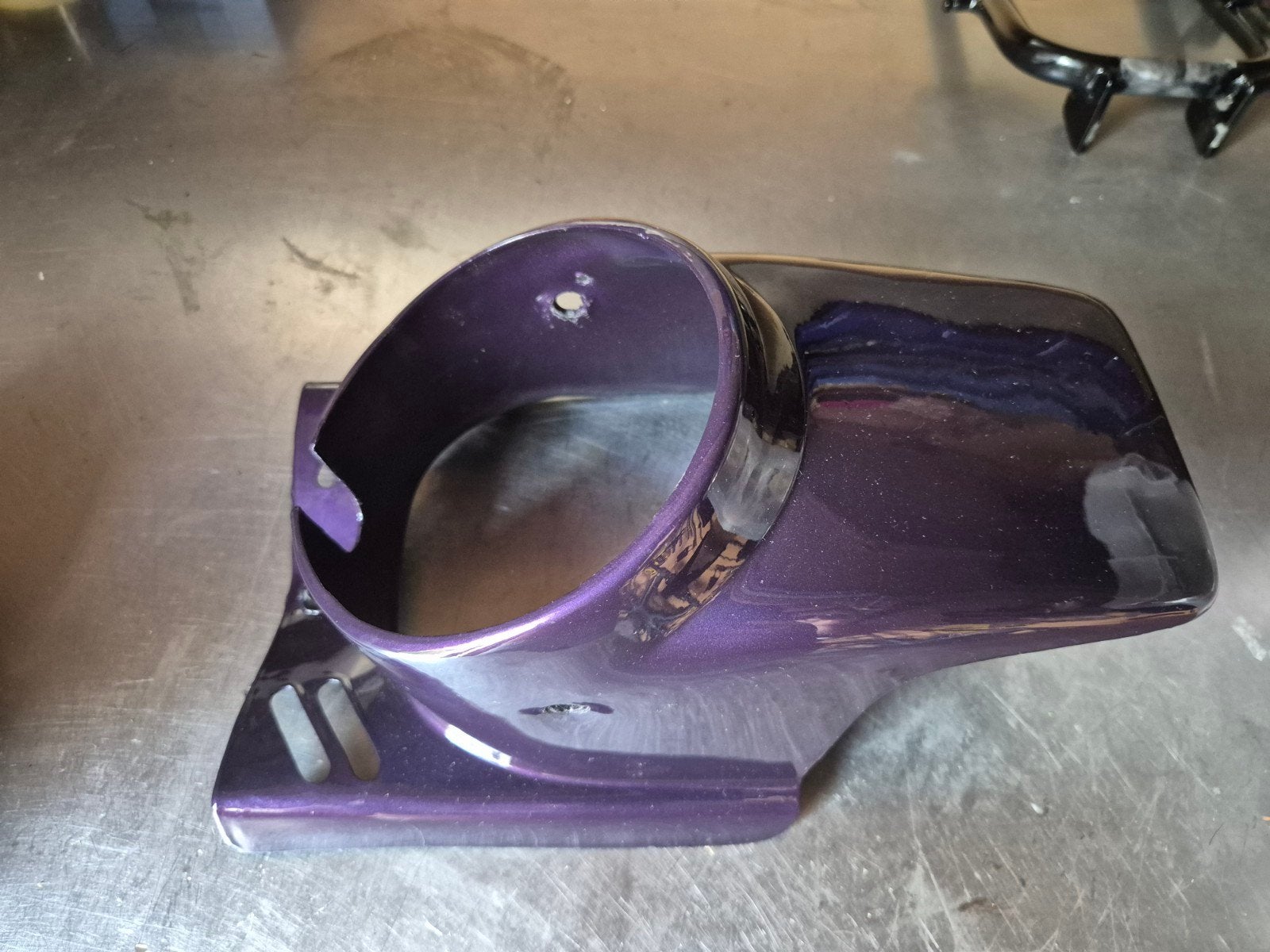 Puch Maxi/Radical/Rider Macho koplamp spoiler paars, Fietsen en Brommers, Ophalen of Verzenden, Gebruikt, Kap