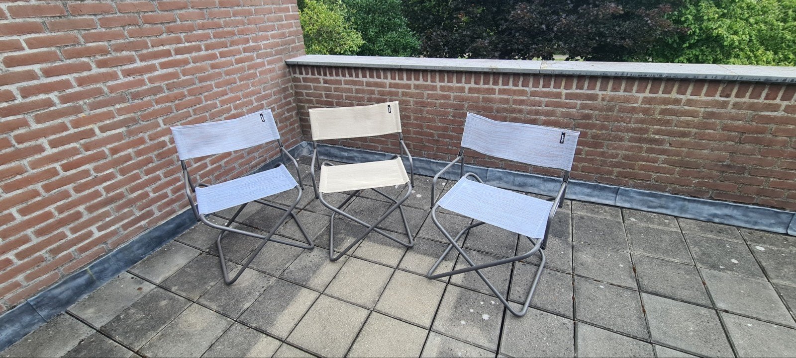 3 Lafuma campingstoeltjes in zeer goede staat, Ophalen, Zo goed als nieuw, Campingstoel