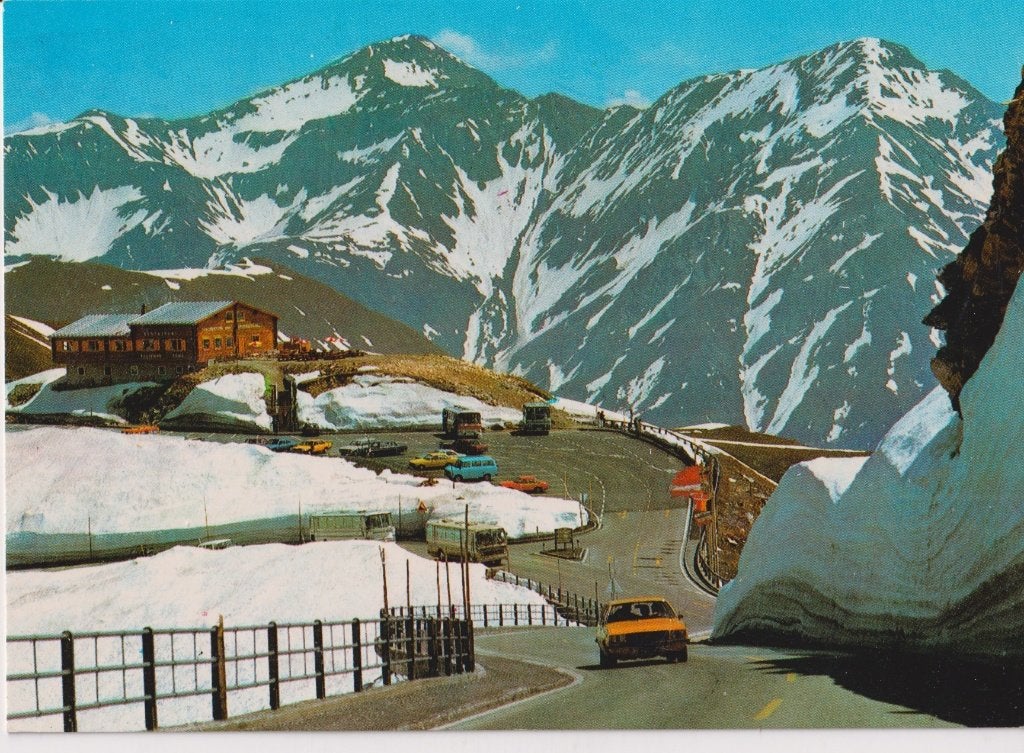 Oostenrijk Grossglockner met auto's, Ophalen of Verzenden, Voor 1920, Ongelopen, Oostenrijk