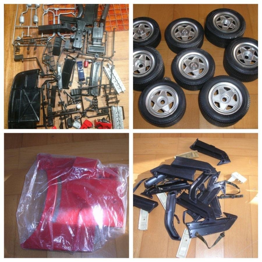 Diverse onderdelen Ferrari F40 & Testarossa Pocher 1/8, Ophalen of Verzenden, Zo goed als nieuw, 1:5 t/m 1:8, Auto
