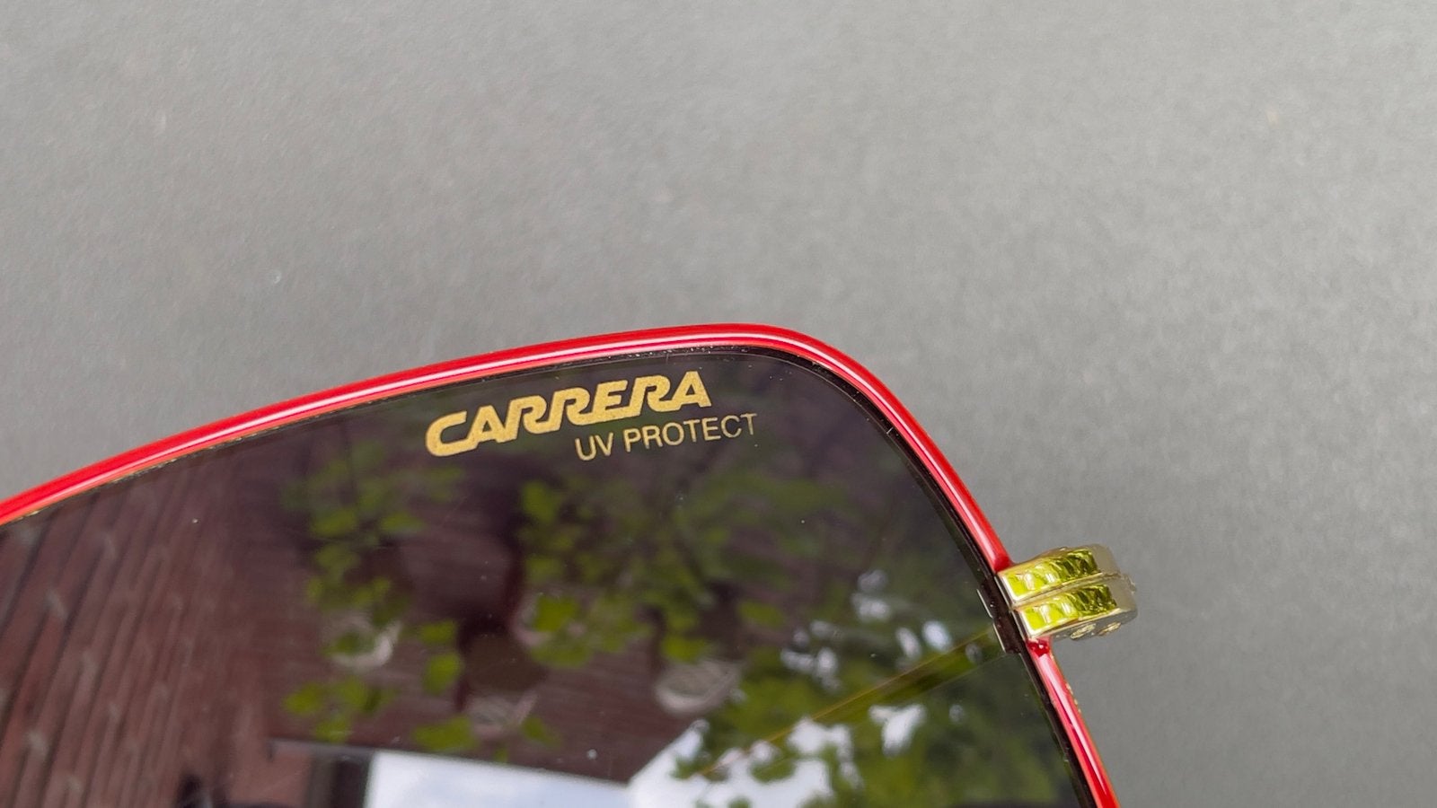 Carrera 1006 S Zonnebril Rood Goud Zwart Grijs Gradient, Sieraden, Tassen en Uiterlijk, Zonnebrillen en Brillen | Heren, Gebruikt