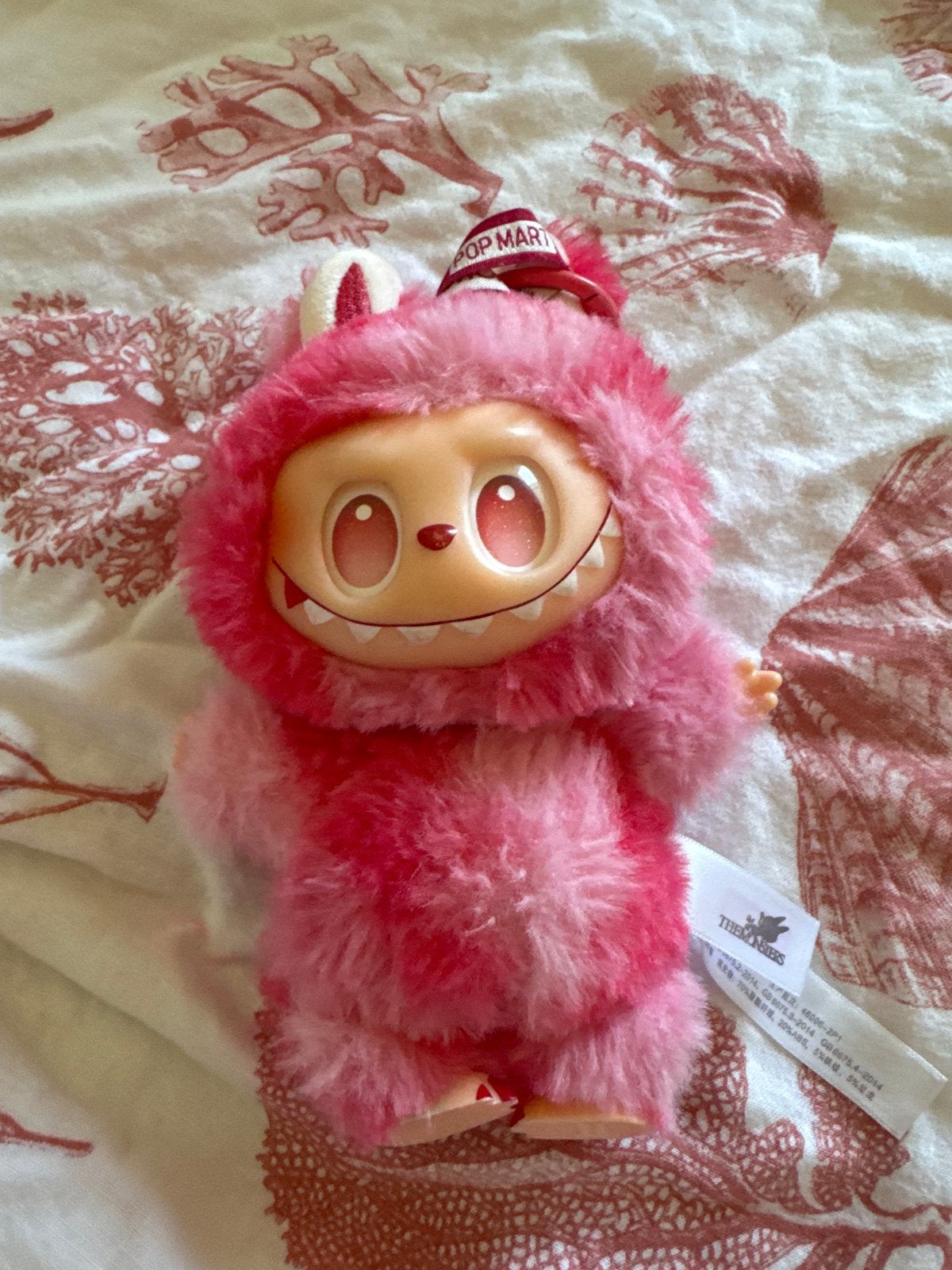 Pop Mart The Monsters Knuffel Roze Pluche Speelgoed, Overige merken, Overige karakters, Overige typen, Ophalen of Verzenden