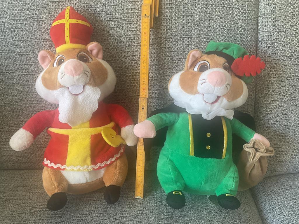 AH hamsters sinterklaas en Piet, Diversen, Sinterklaas, Ophalen of Verzenden
