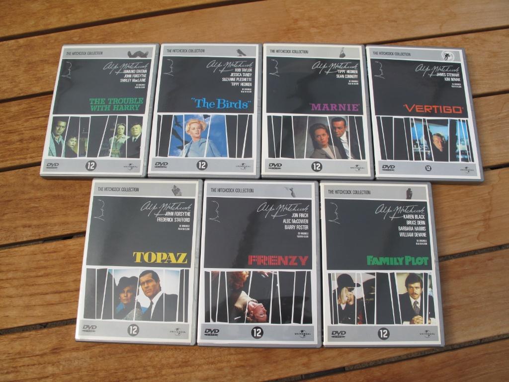The Hitchcock Collection -7 -delige DVD set in Nieuwstaat, Alle leeftijden, Ophalen of Verzenden, 1960 tot 1980, Zo goed als nieuw