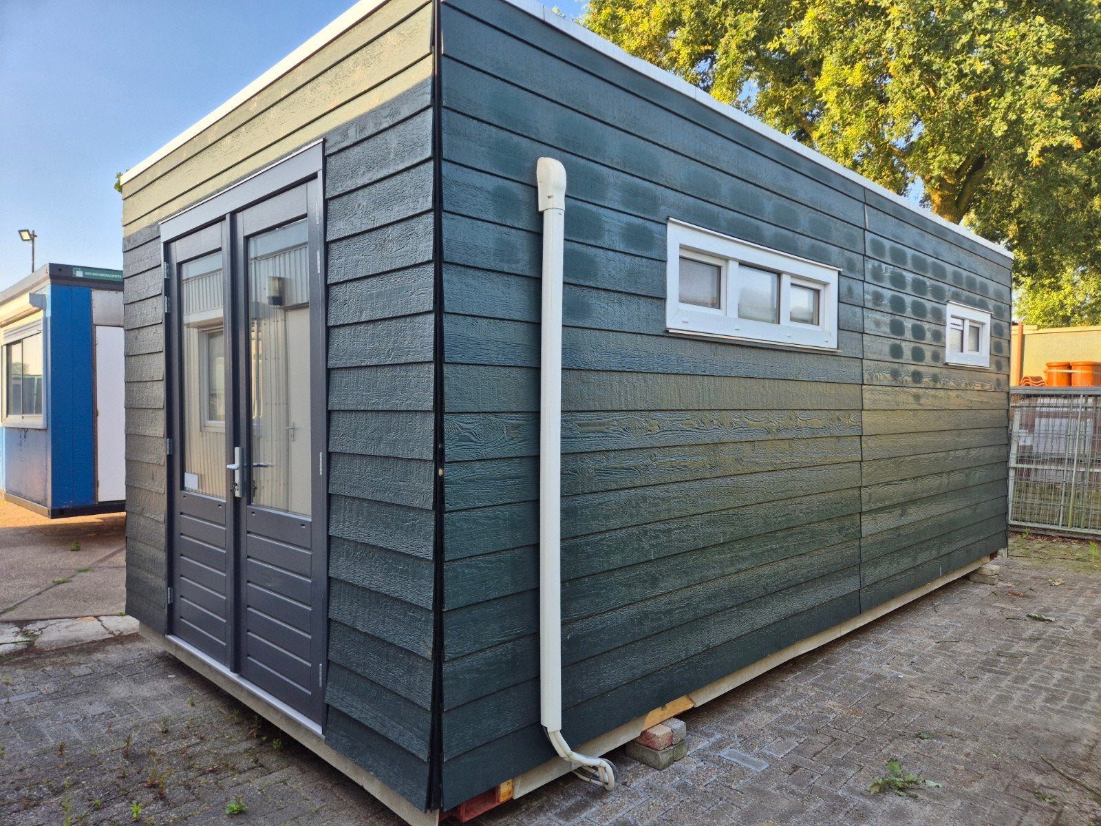 Zorgunit 3,5x7m mantelzorgwoning woonunit kantoorunit, Zakelijke goederen, Machines en Bouw | Keten en Containers, Ophalen