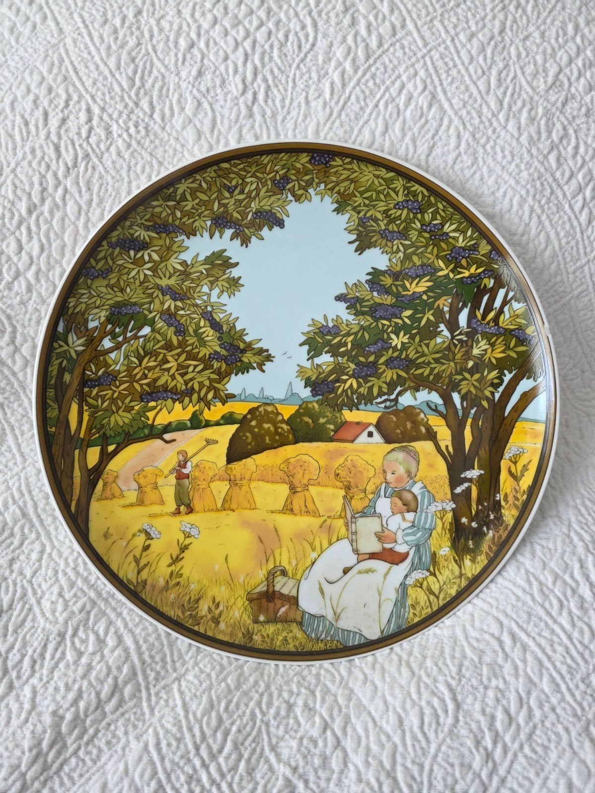 Heinrich Villeroy & Boch sierbord 'Herbst' (beschadigd), Ophalen