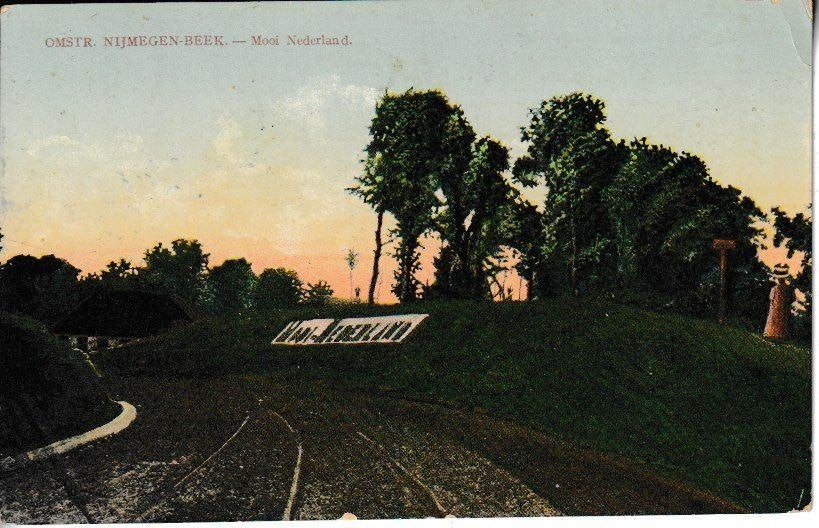 BEEK -1914 - MOOI NEDERLAND, Verzamelen, Ansichtkaarten | Nederland, Ophalen of Verzenden, Voor 1920, Gelopen, Gelderland