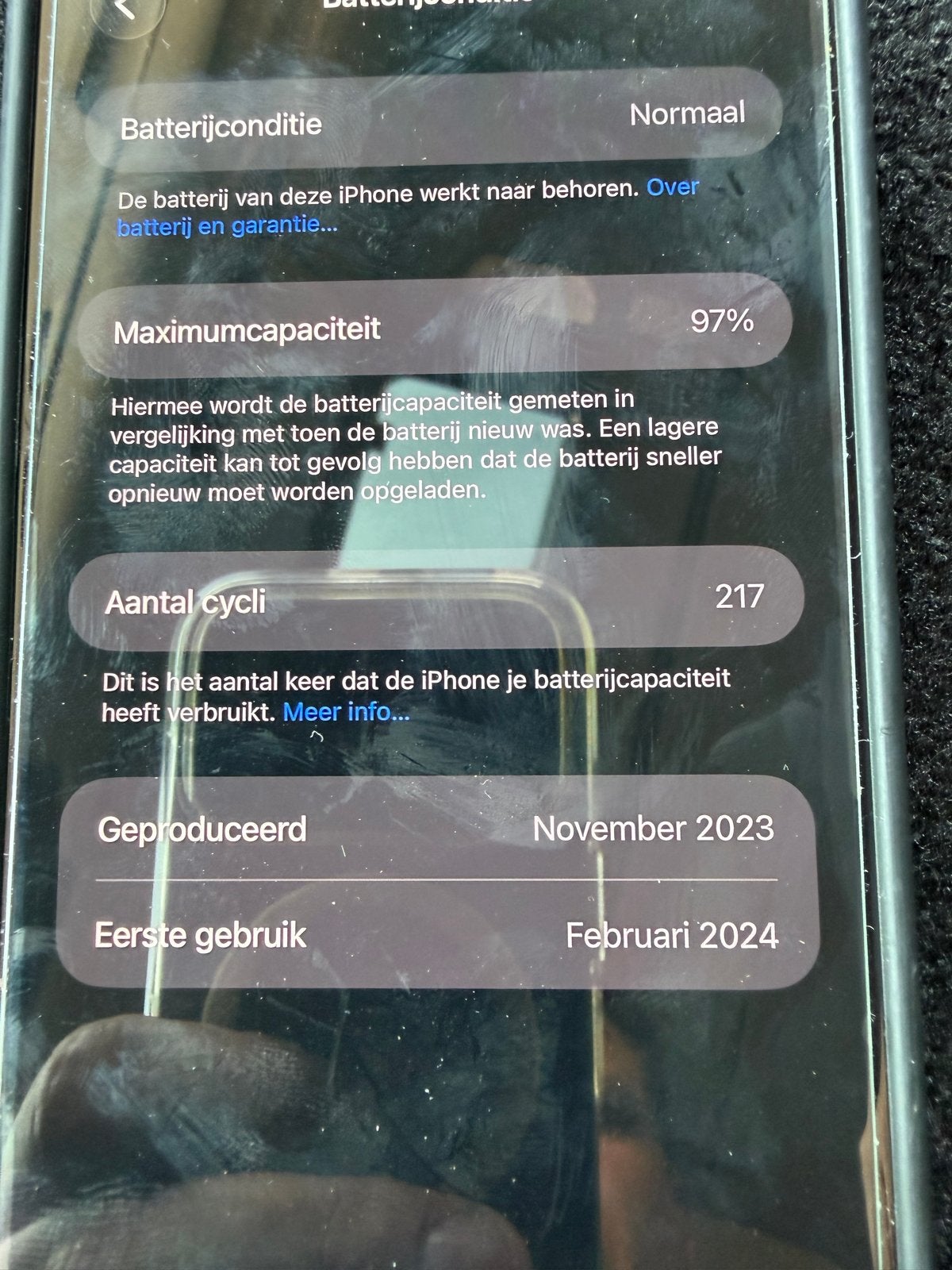 iPhone 15 Pro Max 256GB Zwart - 97% batterijconditie, Telecommunicatie, Mobiele telefoons | Apple iPhone, Zwart, IPhone 15 Pro Max