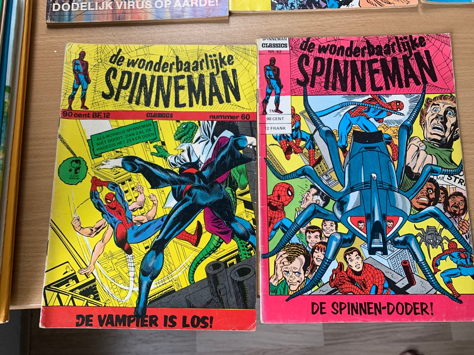 De wonderbaarlijke spinneman nr 60 en nr 63, Boeken, Eén comic, Ophalen of Verzenden, Zo goed als nieuw, Europa