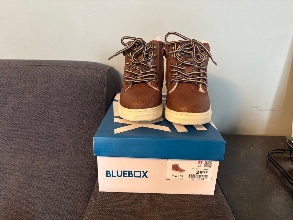 Schoenen NIEUW jongens maat 29 bruin, Kinderen en Baby's, Ophalen, Bluebox, Schoenen, Nieuw