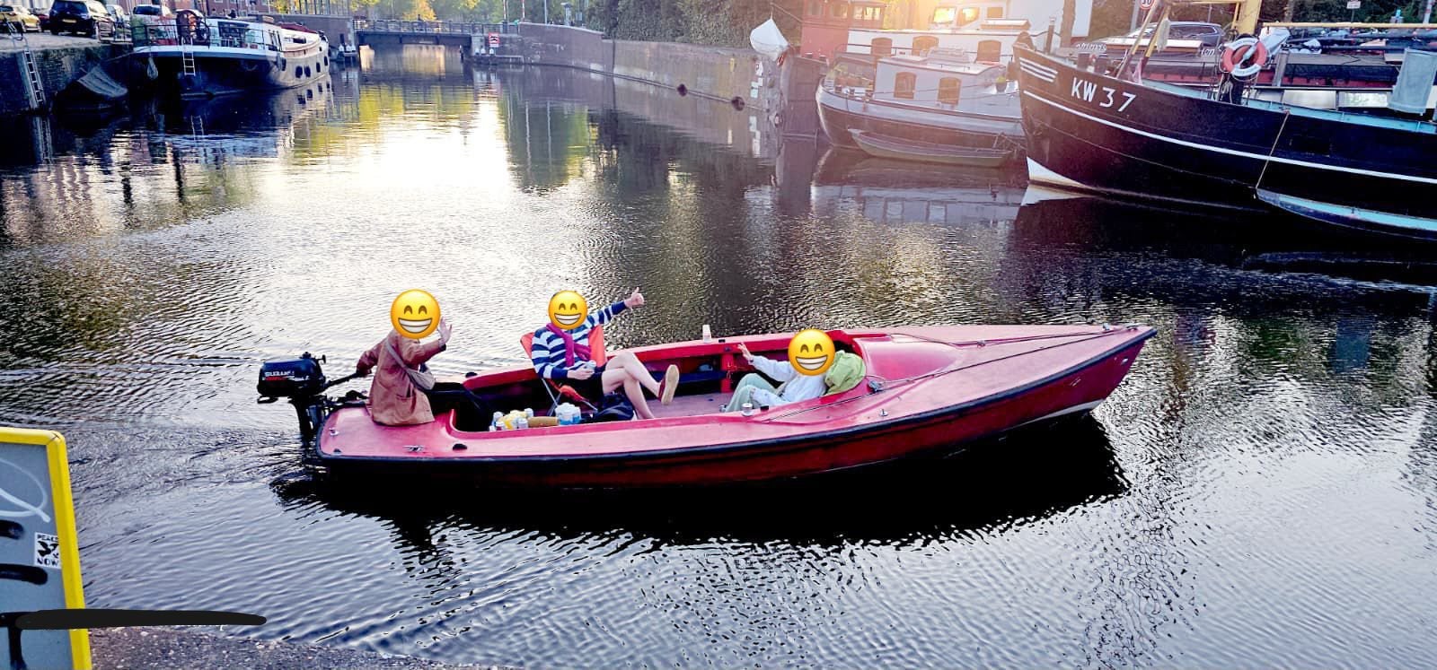 Boot groningen ex zijlschip rood 6,5 meter 4pk suzuki, Watersport en Boten, Bootonderdelen, Gebruikt, Motor en Techniek, Motorboot