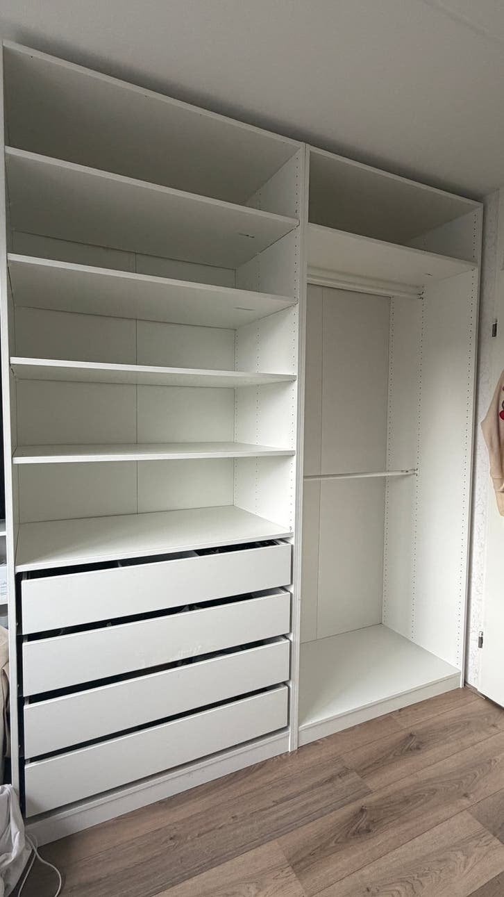 Ikea pax kast zonder deuren 100 x 58 x 236. Zelf demonteren, Ophalen of Verzenden, Zo goed als nieuw, 50 tot 75 cm, 200 cm of meer