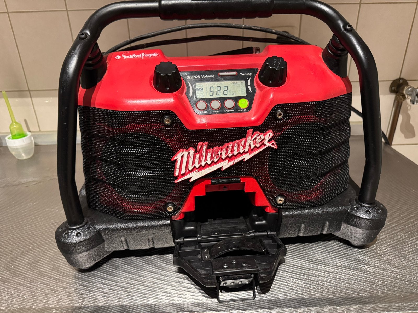 Milwaukee Bouwradio M18 JSR-0, Ophalen of Verzenden, Gebruikt, Bouwradio