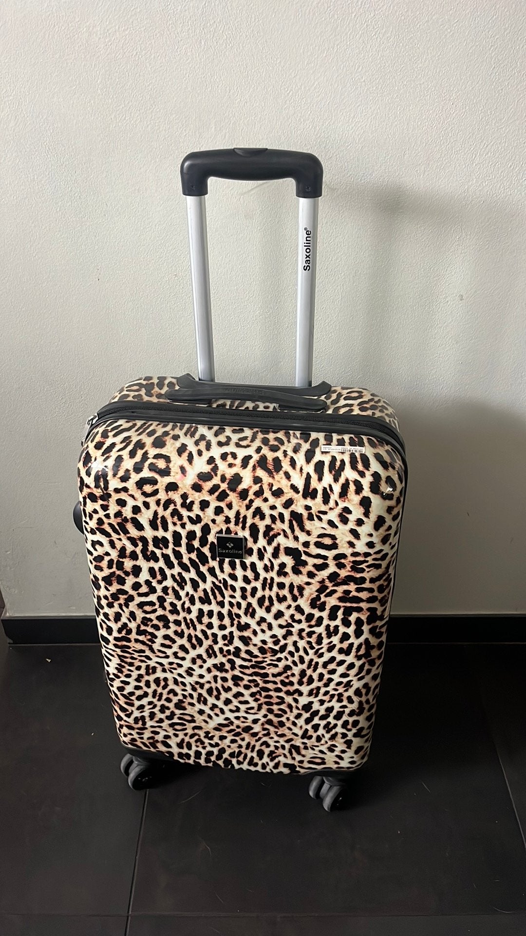 Mooi tijger print koffer, Hard kunststof, Slot, 45 tot 55 cm, Zo goed als nieuw
