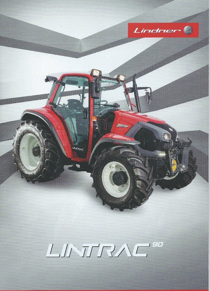 Folder Lindner Lintrac 90, Ophalen of Verzenden, Gelezen, Tractor en Landbouw
