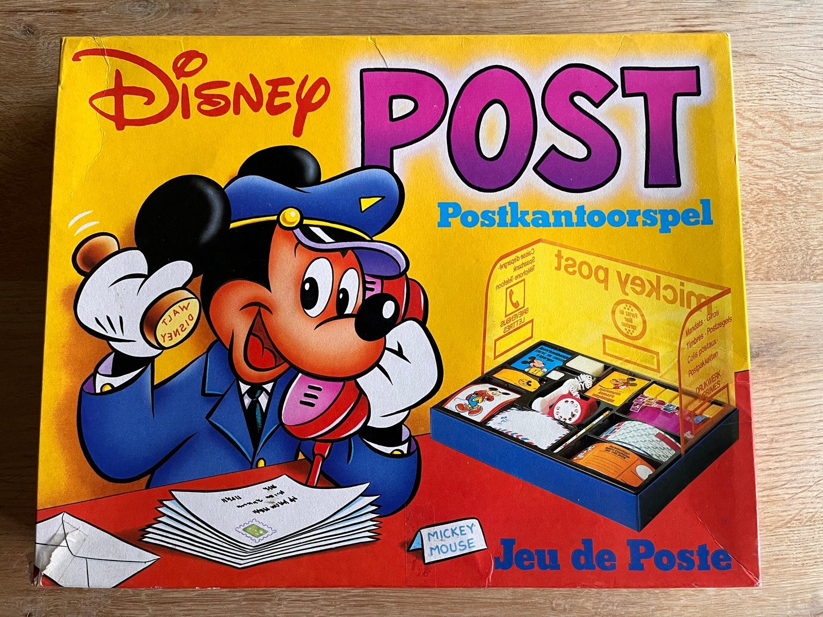 Disney Mickey Post Postkantoor Spel - Vintage Bordspel, Hobby en Vrije tijd, Gezelschapsspellen | Bordspellen, Een of twee spelers