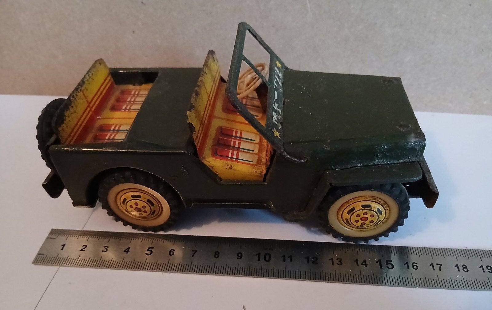 Blikken Jeep, Ophalen of Verzenden
