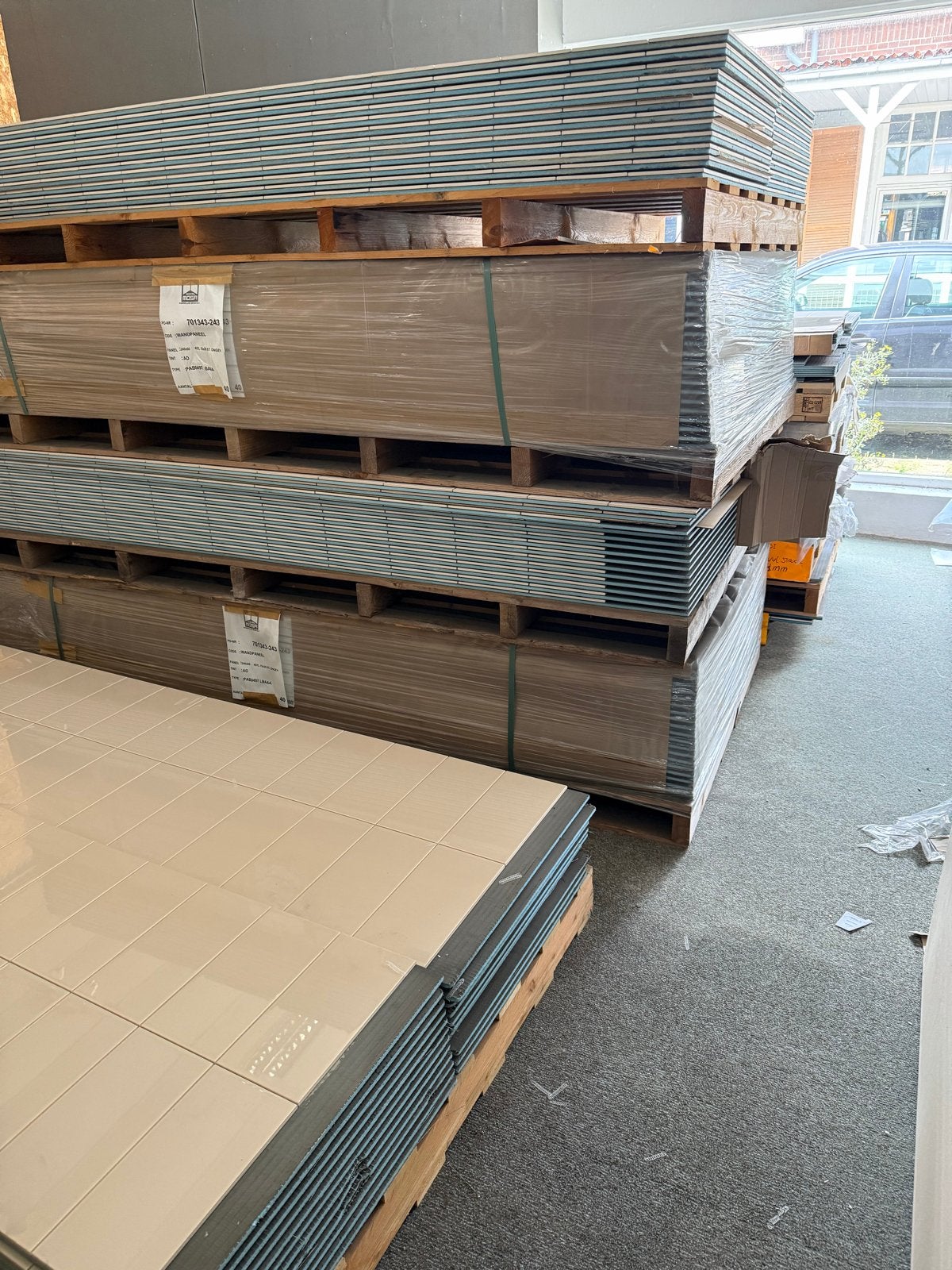 Wedi panelen 10 mm met tegels voor renovatie/afwerking, Ophalen, Wandtegels, Nieuw, Overige materialen