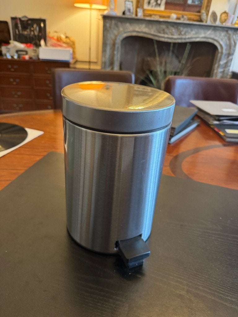 Brabantia Pedaalemmer Sanitair 3 liter, Ophalen, Met pedaal, Zo goed als nieuw, Minder dan 10 liter