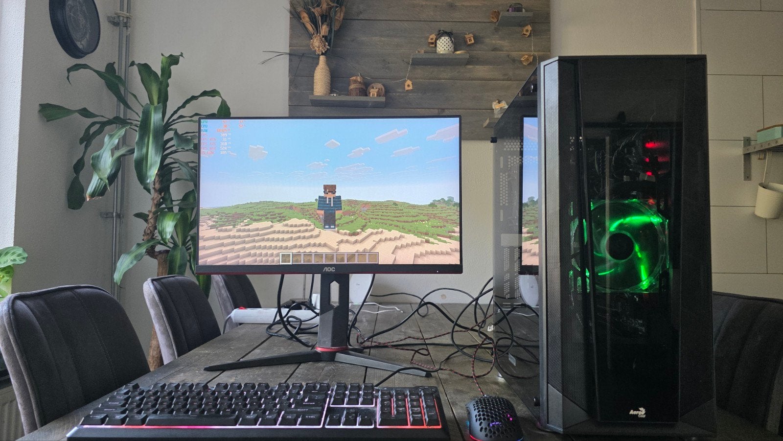 Aerocool GTX 1070 desktop game PC, Ophalen, Zo goed als nieuw, 2 TB, HDD