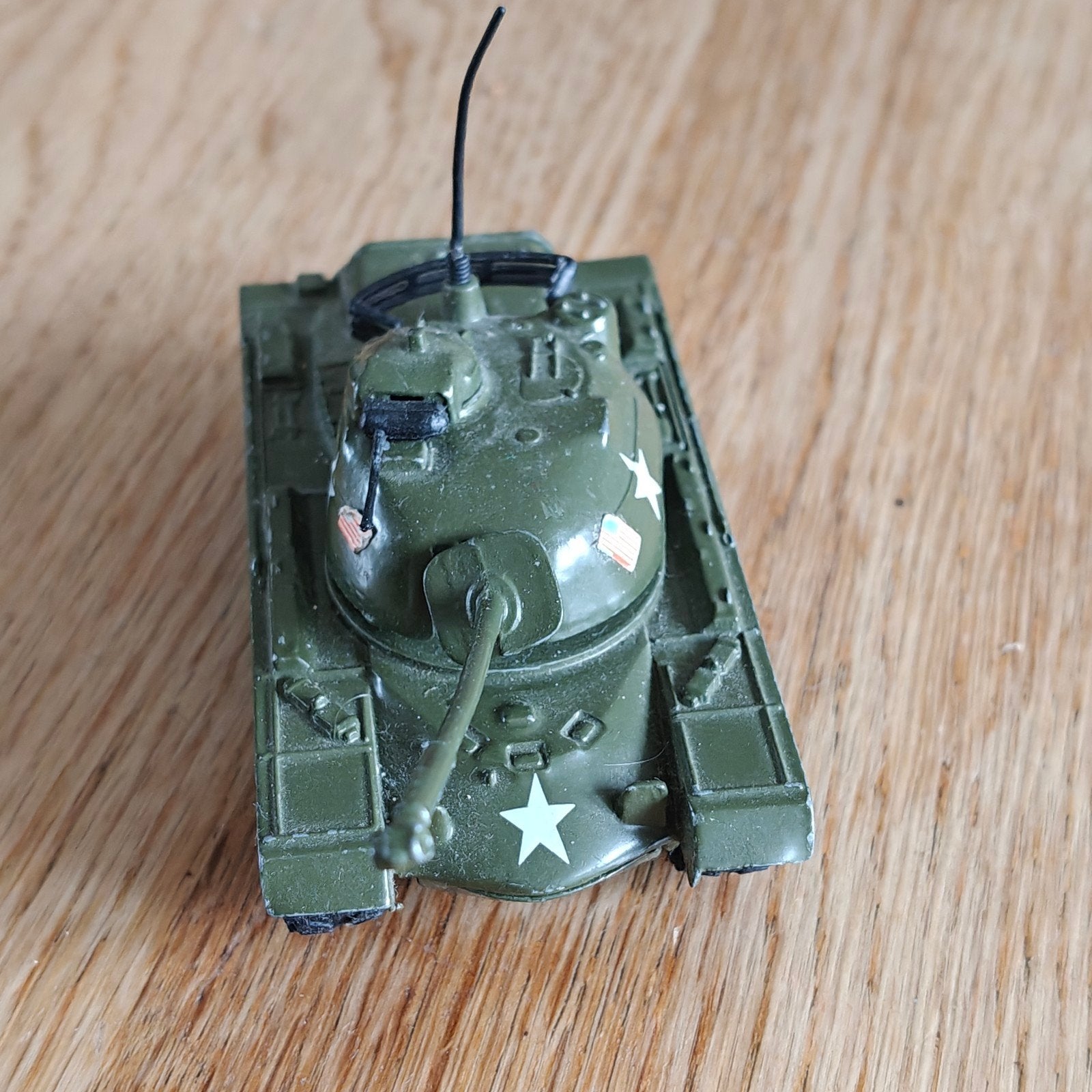 Patton M48 Vintage Diecast USA 1/87 Tank, Ophalen of Verzenden