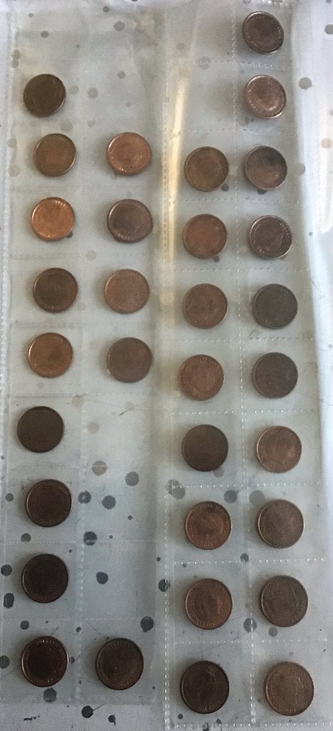 32 Gulden centen, Ophalen of Verzenden, Koningin Juliana, 1 cent, Losse munt