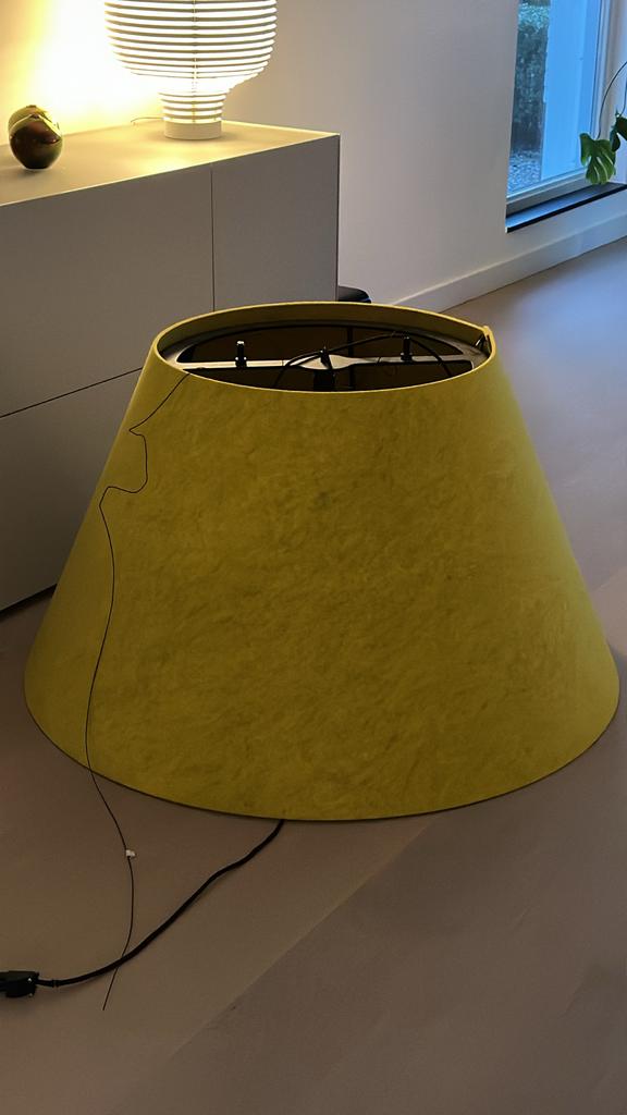 2 maal BuzziSpace BuzziShade Pendel Lamp - Geel Vilt, Huis en Inrichting, Lampen | Hanglampen, Ophalen, 50 tot 75 cm, Zo goed als nieuw