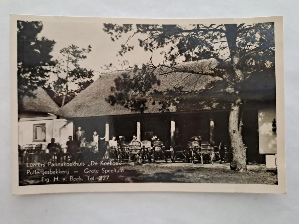 Lunteren  pannenkoekhuis, de Koekoek, Verzamelen, Ophalen of Verzenden, Gelderland