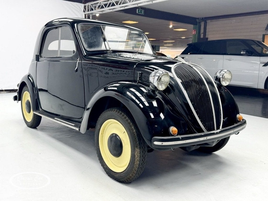 Fiat TOPOLINO   - ONLINE AUCTION, Zwart, Bedrijf, Handgeschakeld, Te koop