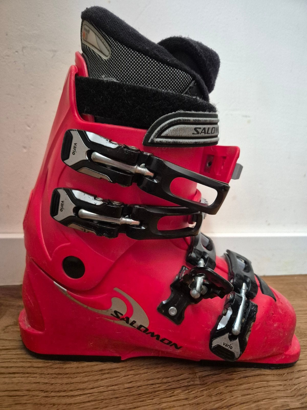 Salomon skischoenen maat 24-24,5, Ophalen, 160 tot 180 cm, Gebruikt, Schoenen