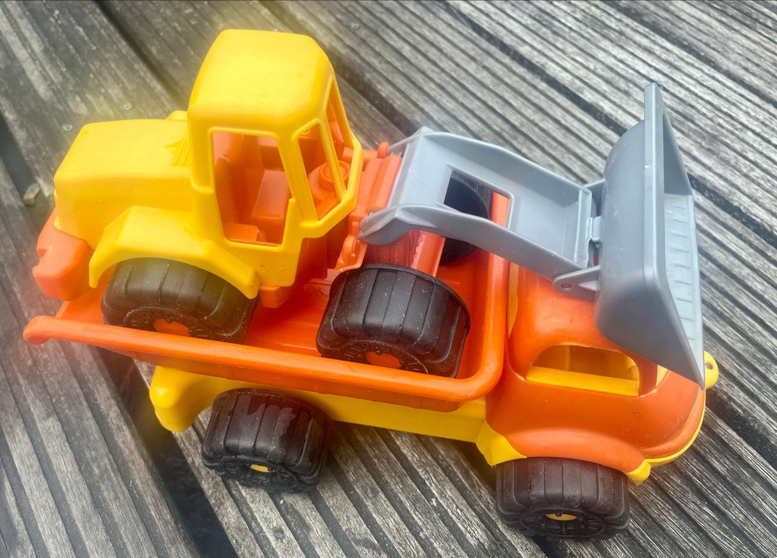 Speelgoed Graafmachine en Kiepwagen Set, Ophalen, Gebruikt