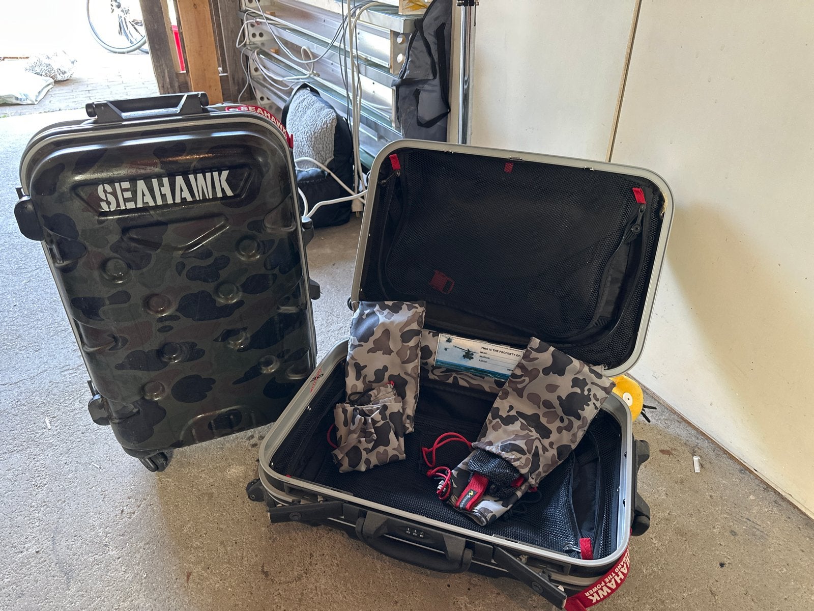 2x Seahawk Koffers - Camouflage - 37x23x58cm, Ophalen, 40 tot 60 cm, Gebruikt, 20 tot 30 cm
