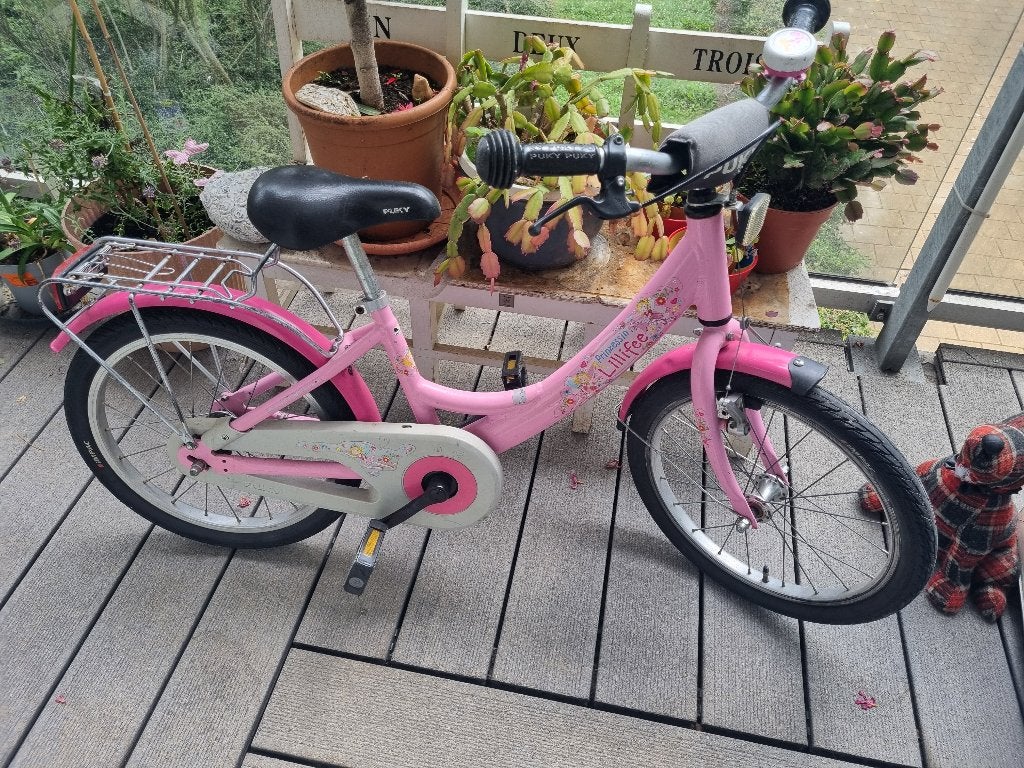 Meisjesfiets PUKY 18 inch, Ophalen, Terugtraprem, Puky, 16 tot 20 inch