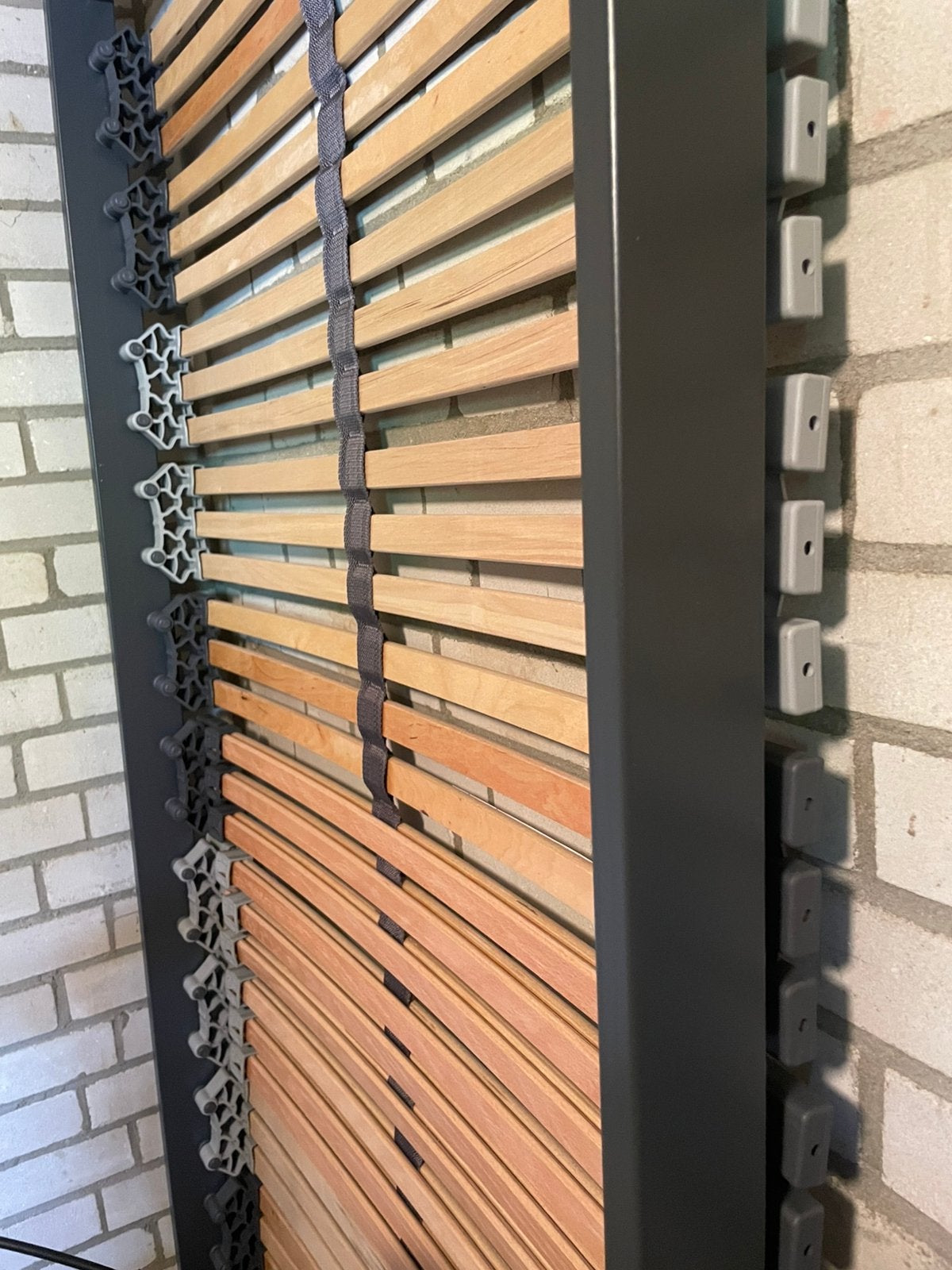 Twee lattenbodems 80 x 200 behorend bij Auping Auronde, Ophalen, Tweepersoons, Zo goed als nieuw, 80 cm