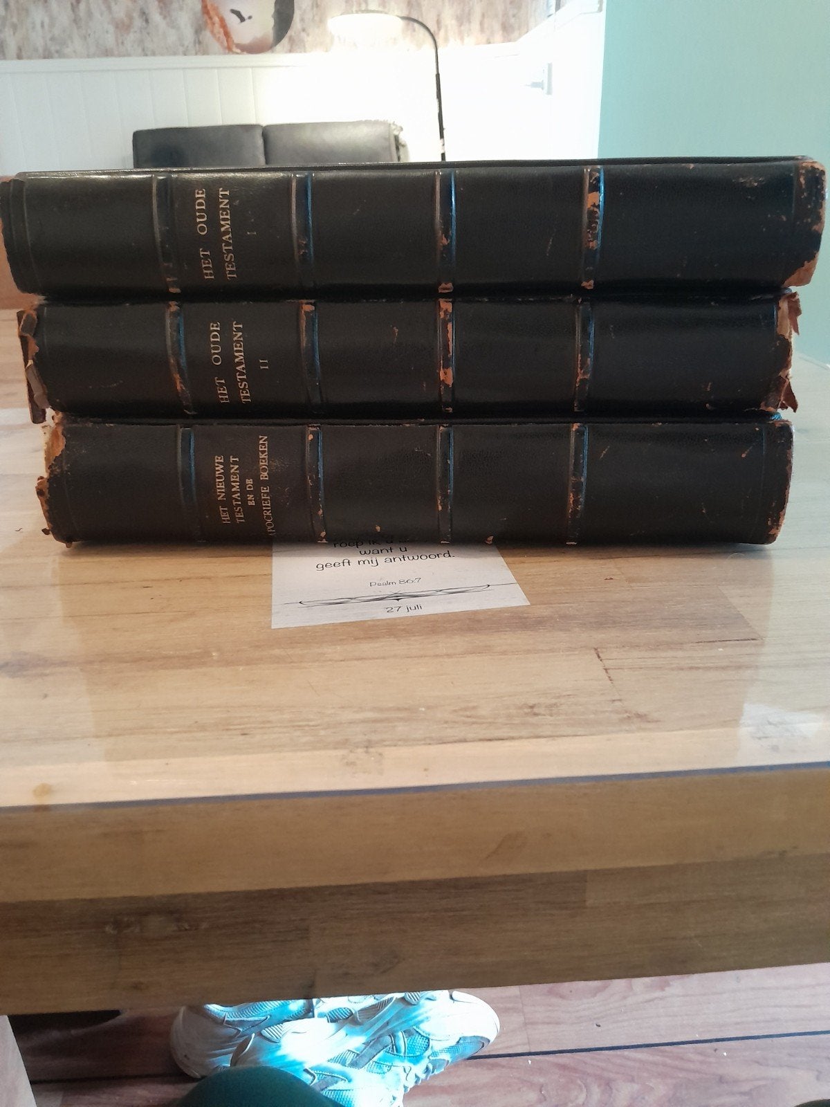 Bijbel Koningin Sophia Frederika Mathilda 3 delen, Antiek en Kunst, Antiek | Boeken en Bijbels, Ophalen, G.H. van Goor