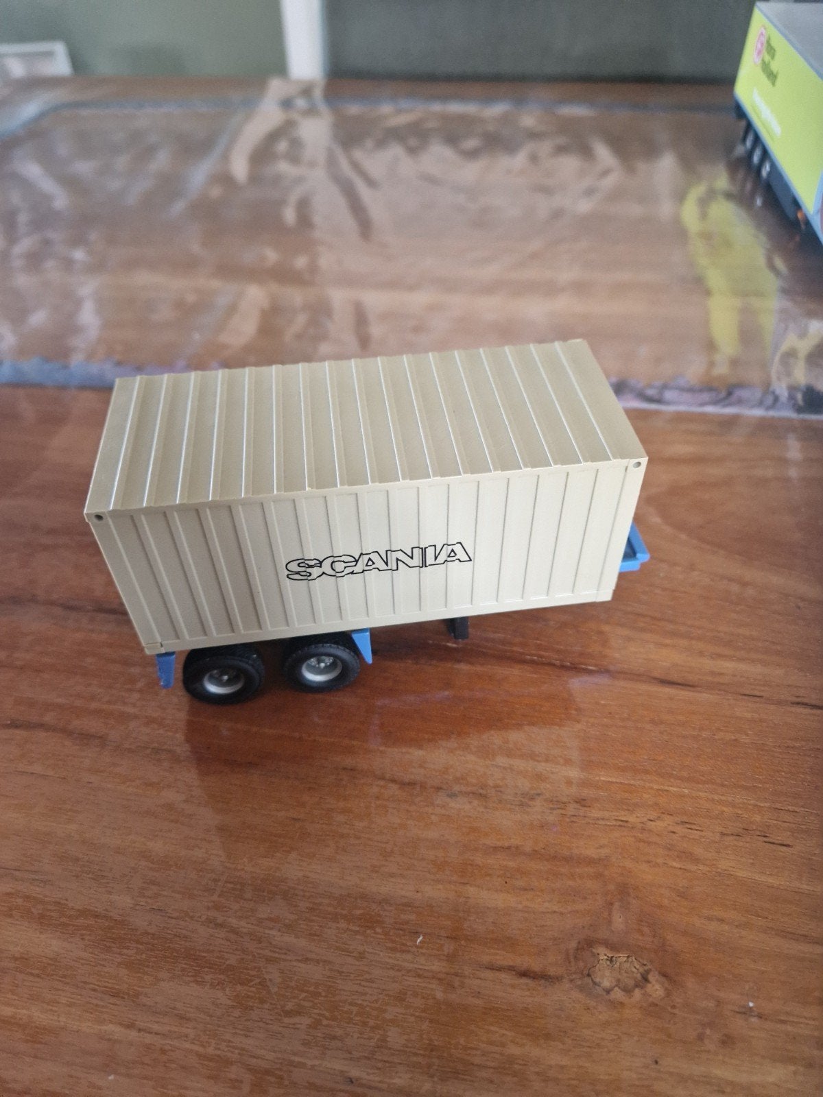 Tekno 20ft Container Chassis, Ophalen of Verzenden, Gebruikt, Bus of Vrachtwagen, Tekno