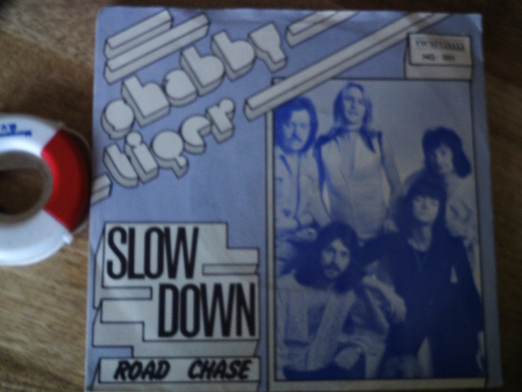 shabby tiger - slow down 30mei, 7 inch, Single, Ophalen of Verzenden, Pop