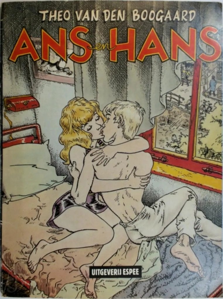 Ans en Hans Theo van den Boogaard Espee 1981, Boeken, Gelezen, Eén stripboek, Theo van den Boogaard., Ophalen of Verzenden