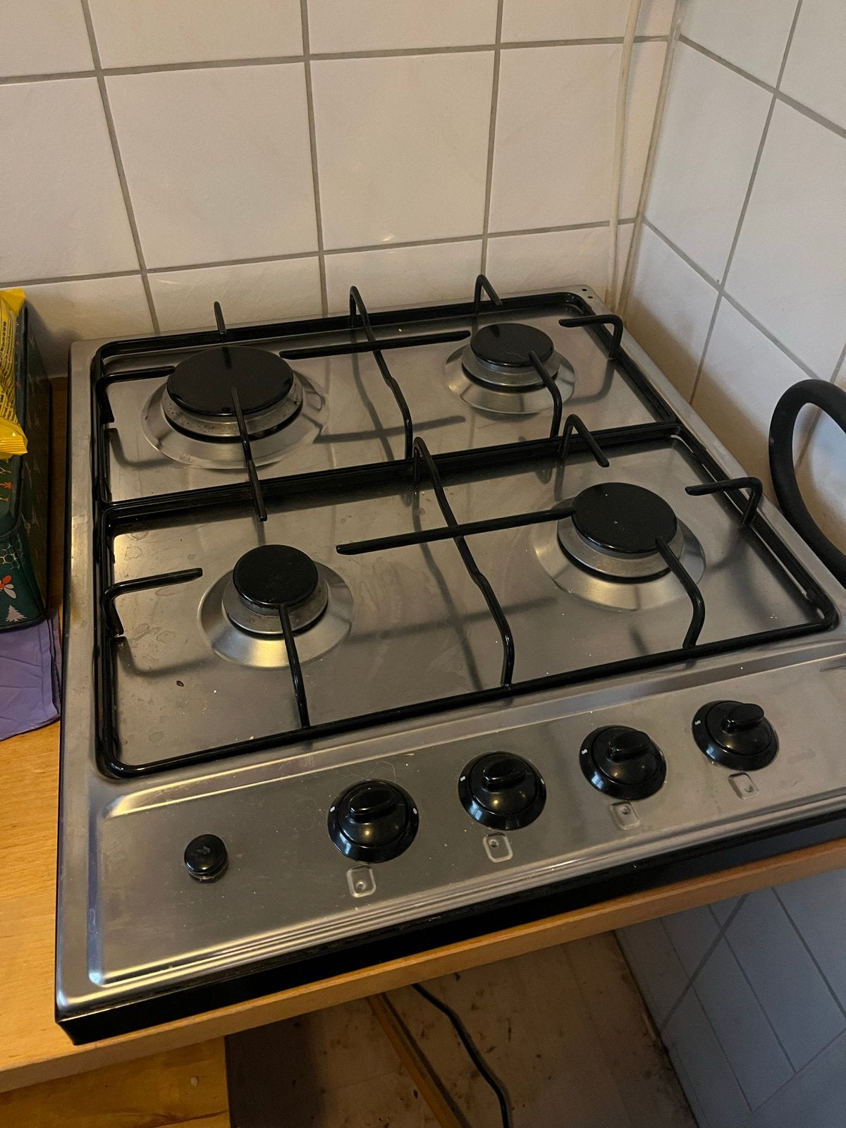 MOET WEG 4-pits gasfornuis, Witgoed en Apparatuur, Fornuizen, Ophalen, Gebruikt, 60 cm of meer, 4 kookzones