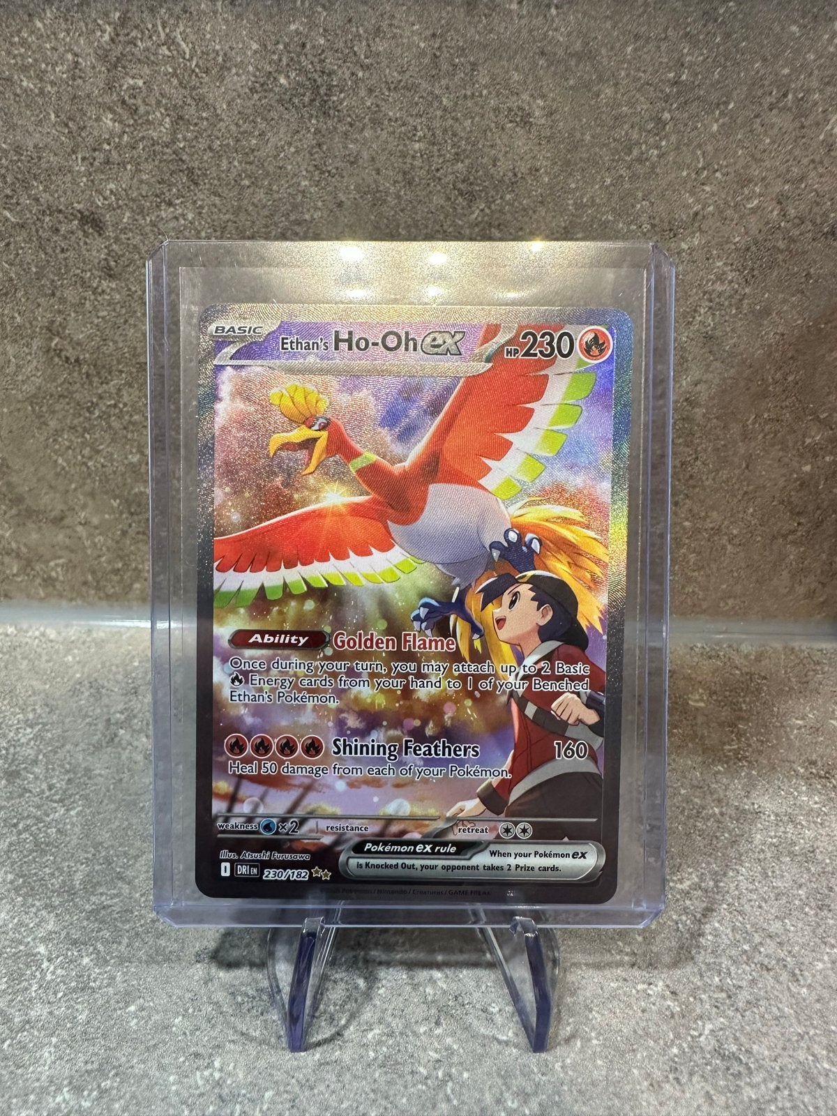 Ethan's Ho-Oh ex DRI #230, Verzenden, Zo goed als nieuw, Losse kaart, Foil