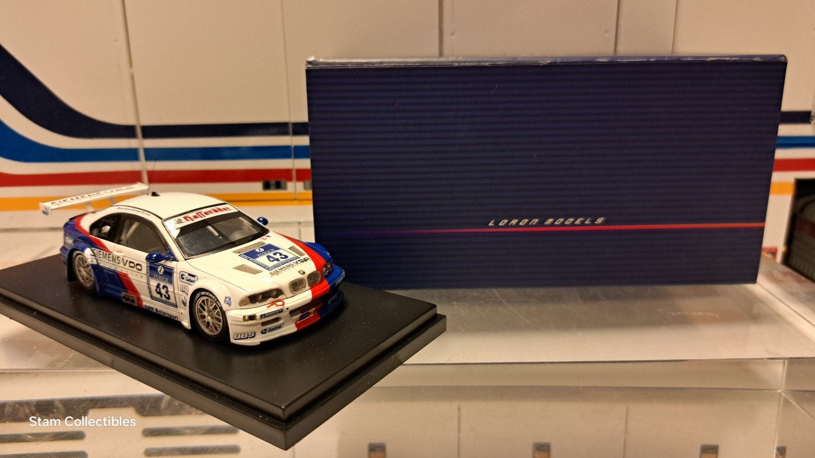 Loron Model BMW M3 E46 GTR 24h Nurnburgring - 2004, Overige merken, Auto, Ophalen of Verzenden, Zo goed als nieuw